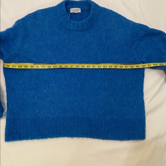 & Other Stories Stockholm Atelier Women’s Blue Fuzzy Knit Sweater.Size-Large. - Picture 6 of 12